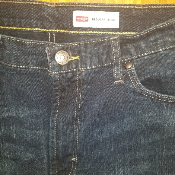 Mens Wrangler Denim Jeans Size 36x30 36w 30L - Picture 3 of 6